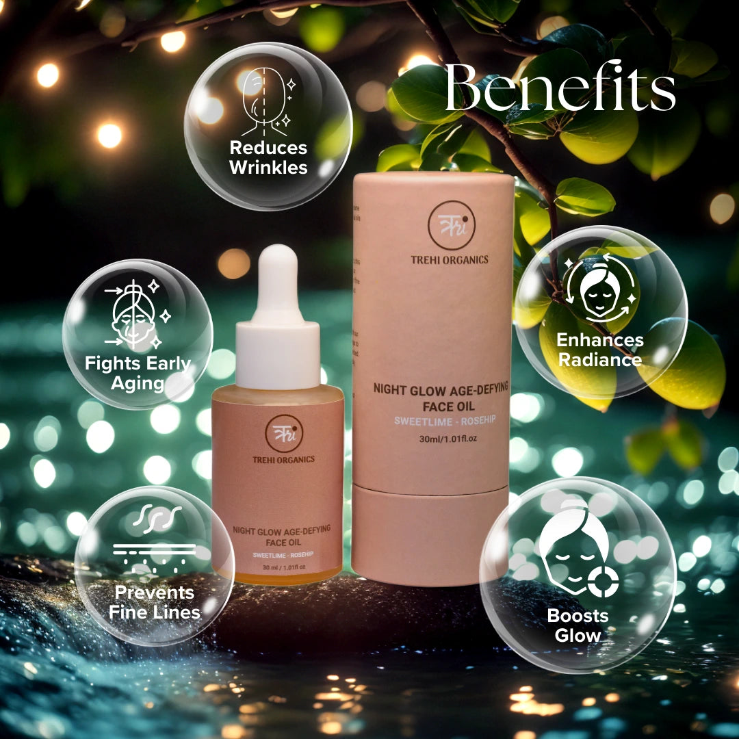 Night Glow Age-Defying Face Oil (Sweetlime - Rosehip)