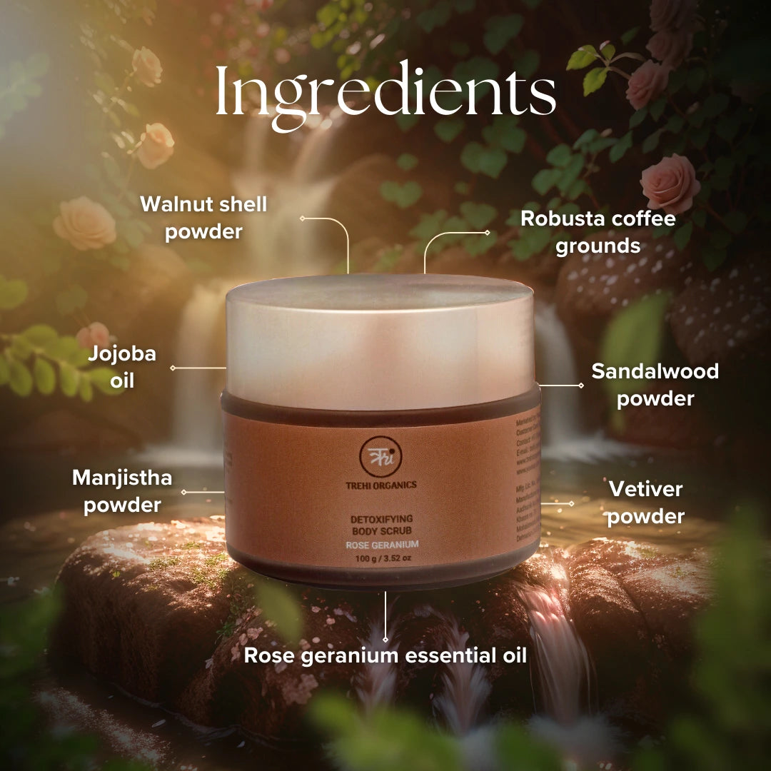 Detoxifying Body Scrub (Rose Geranium)