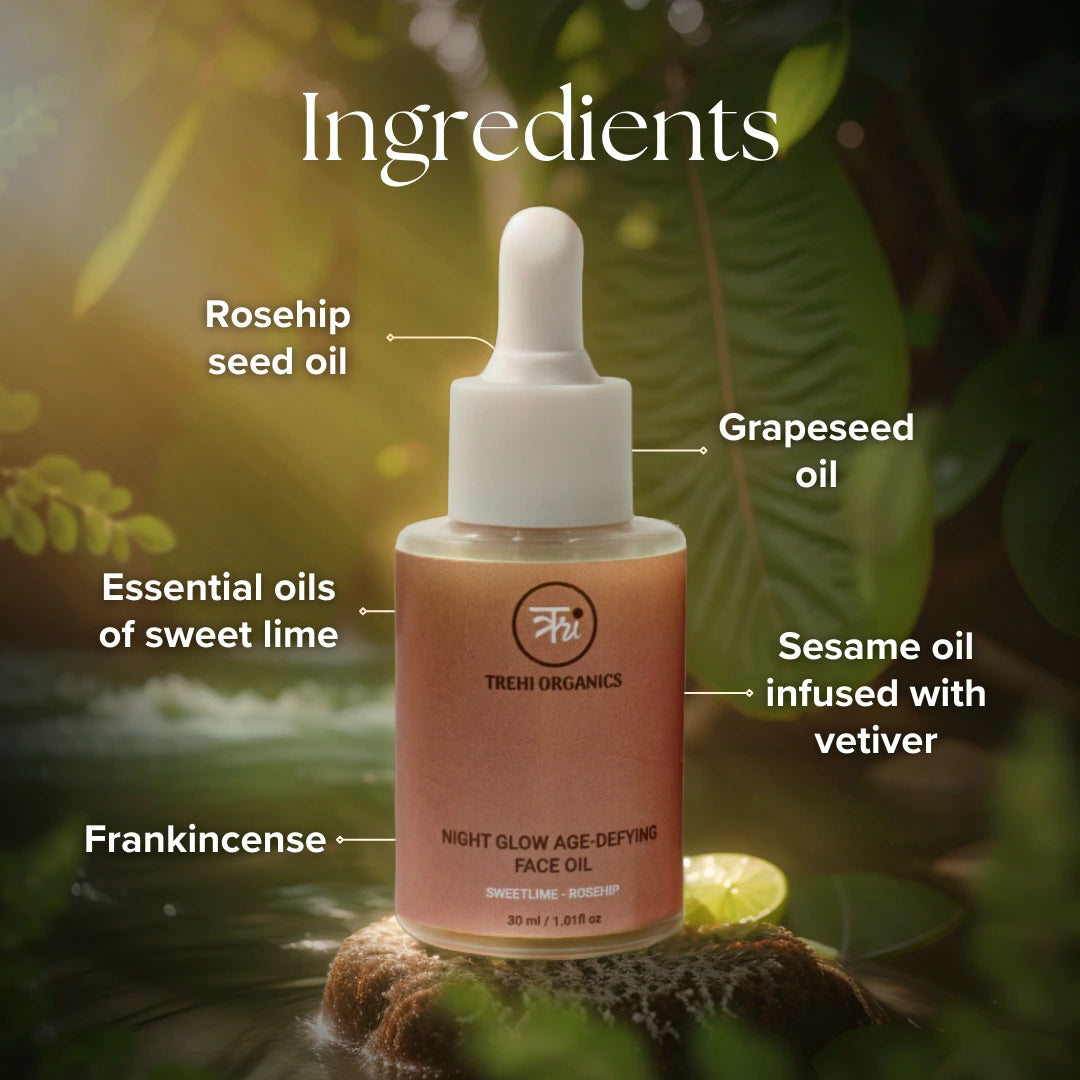 Night Glow Age-Defying Face Oil (Sweetlime - Rosehip)