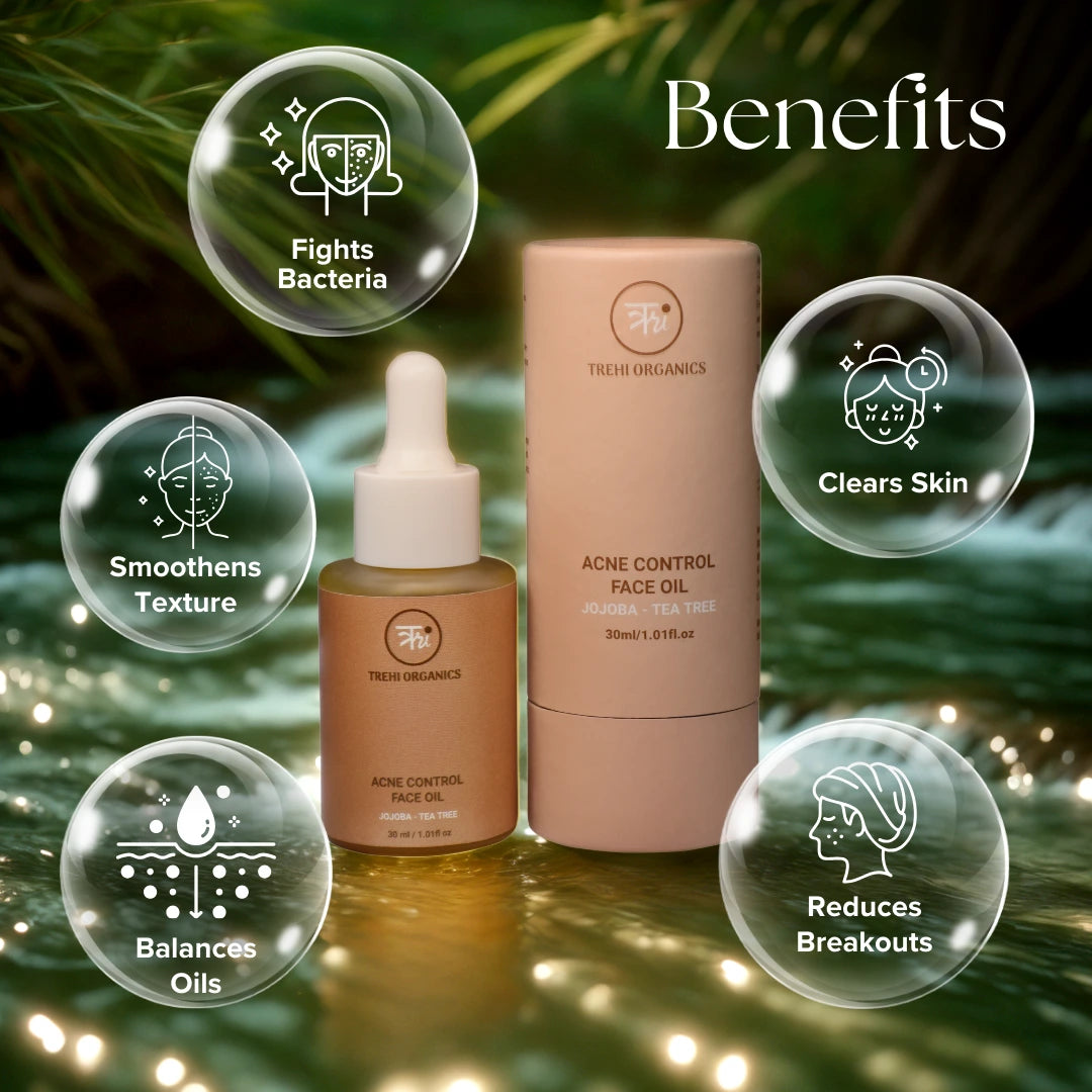 Acne Control Face Oil (Jojoba-Tea Tree)
