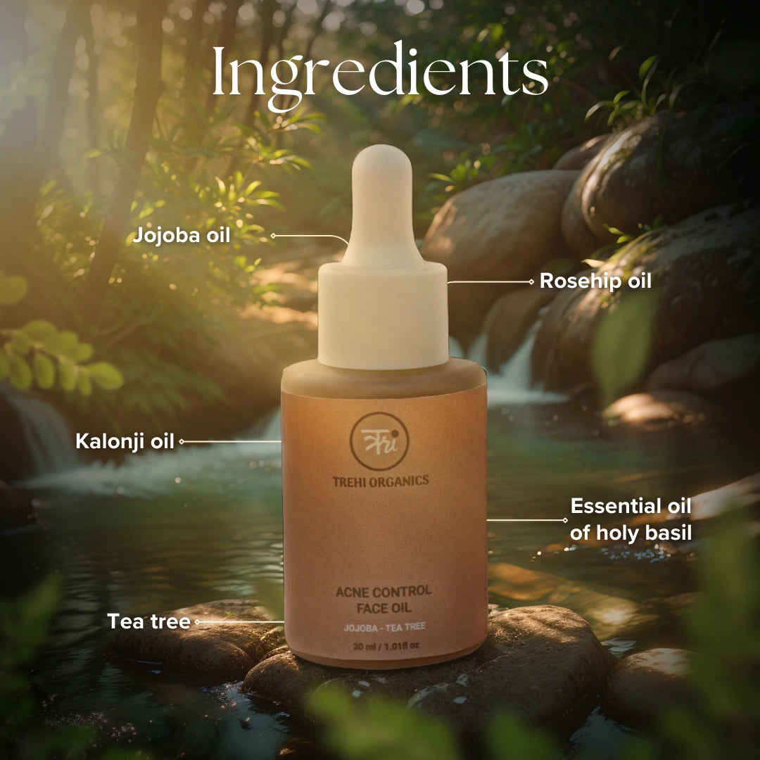 Acne Control Face Oil (Jojoba-Tea Tree)