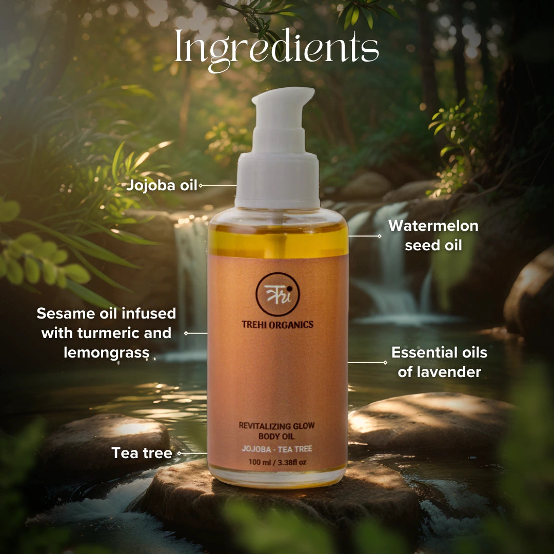 Revitalizing Glow Body Oil (Jojoba - Tea Tree)