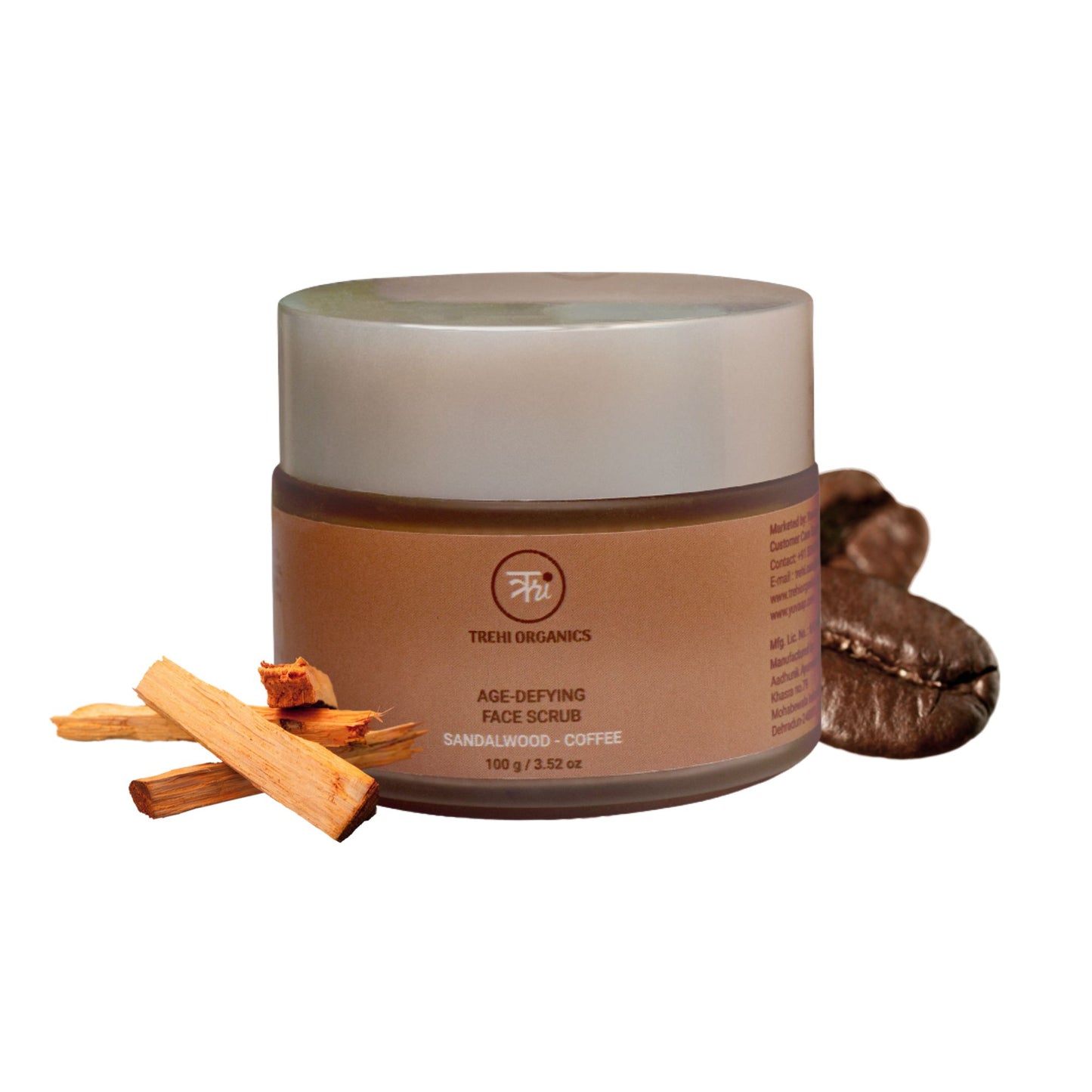 Age-Defying Face Scrub (Sandalwood - Coffee)