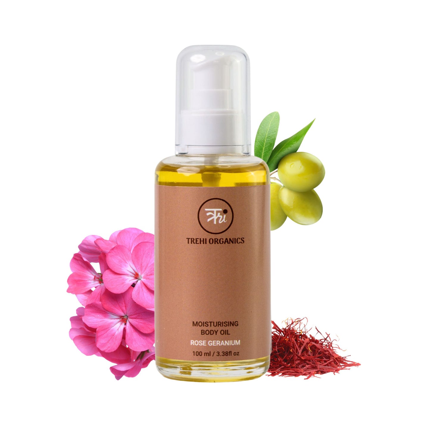 Moisturising Body Oil (Rose Geranium)