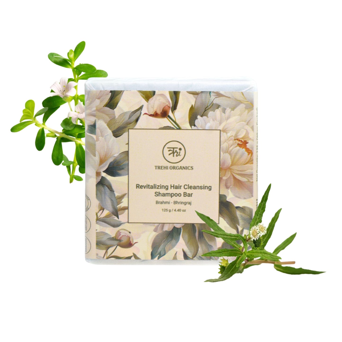 Revitalizing Hair Cleansing Shampoo Bar (Brahmi - Bhringraj)