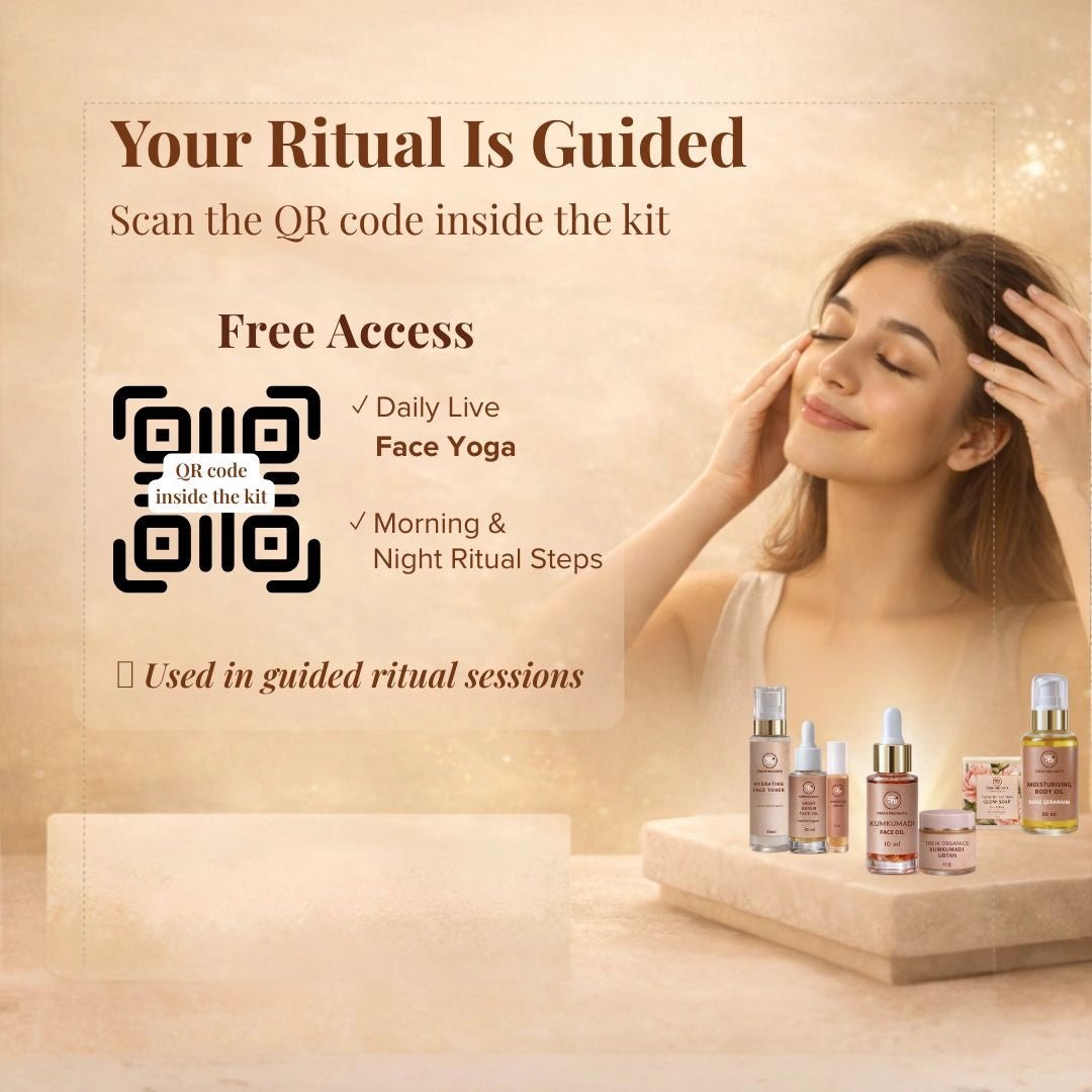Glow Essential Kit | Face Ritual + Body Alignment for Deeper Glow - Trehi Organics