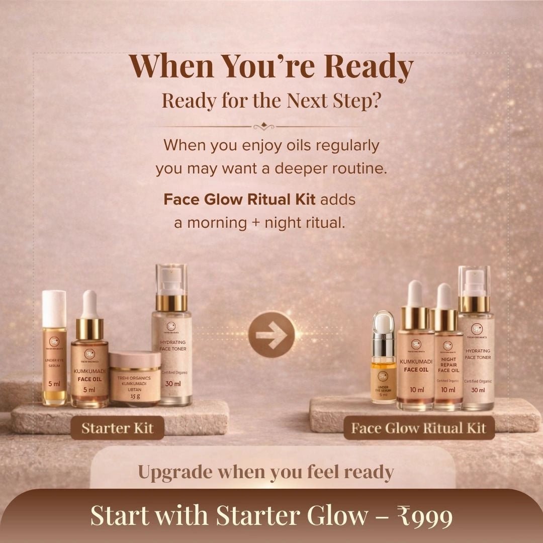 Kumkumadi Starter Glow Ritual Kit - Trehi Organics