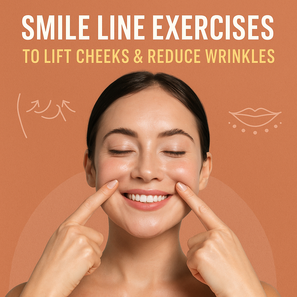 Face Yoga for Smile Lines: 5 Easy Exercises to Lift Cheeks & Reduce Wr ...