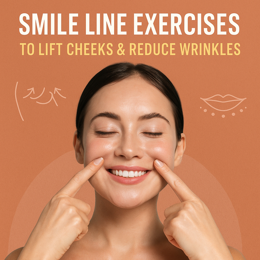 Face Yoga for Smile Lines: 5 Easy Exercises to Lift Cheeks & Reduce Wrinkles