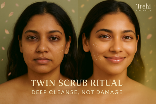 Best Natural Deep Cleanse Face Scrub for Glowing Skin & Pigmentation (Twin Scrub Ritual)