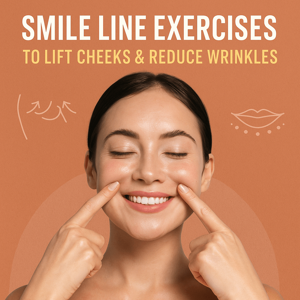 Face Yoga for Smile Lines: 5 Easy Exercises to Lift Cheeks & Reduce Wrinkles - Trehi Organics