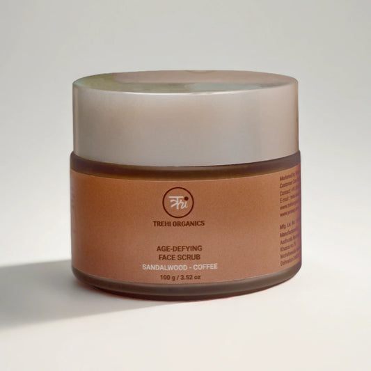 AGE-DEFYING FACE SCRUB (SANDALWOOD - COFFEE)