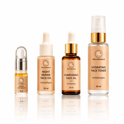Face Glow Ritual Kit | Kumkumadi Powered Morning & Night Glow Ritual