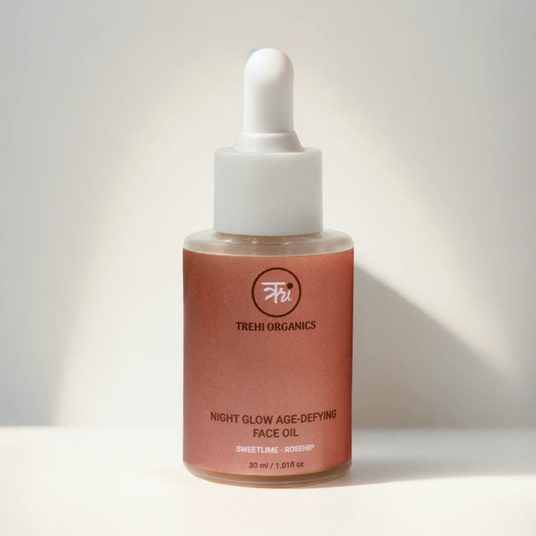 NIGHT GLOW AGE-DEFYING FACE OIL (SWEETLIME - ROSEHIP)