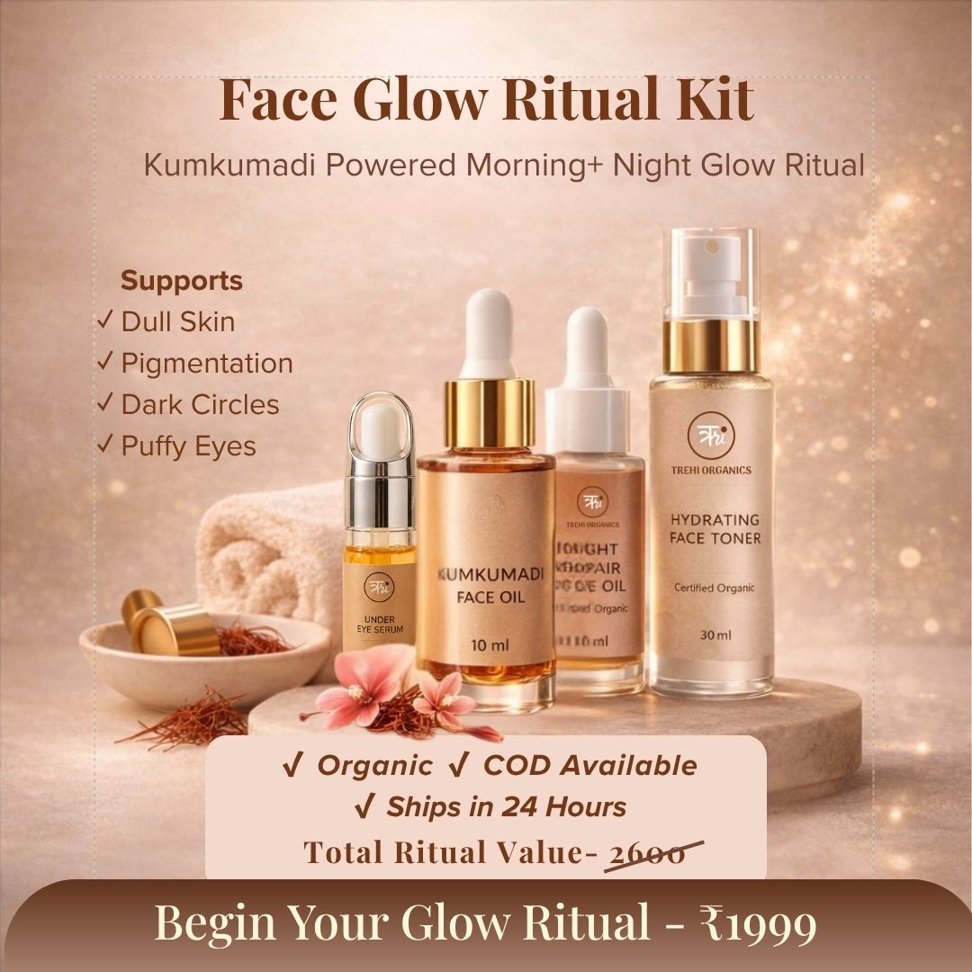 Face Glow Ritual Kit | Kumkumadi Powered Morning & Night Glow Ritual