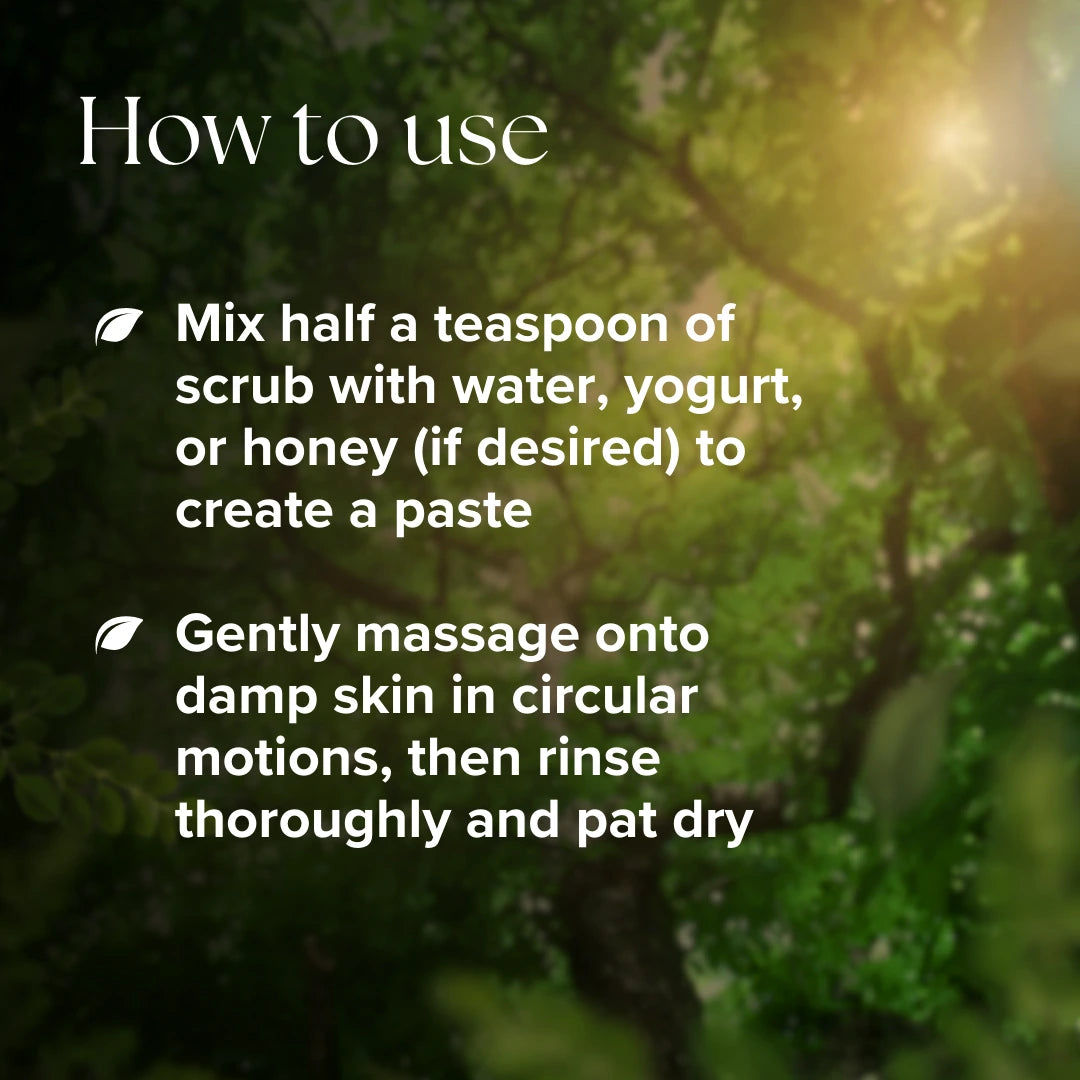 AGE-DEFYING FACE SCRUB (SANDALWOOD - COFFEE)