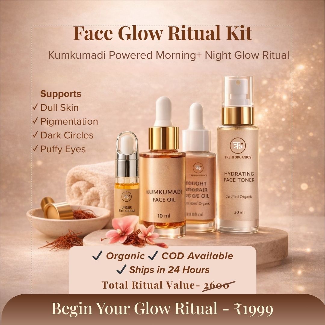 Face Glow Ritual Kit | Kumkumadi Powered Morning & Night Glow Ritual