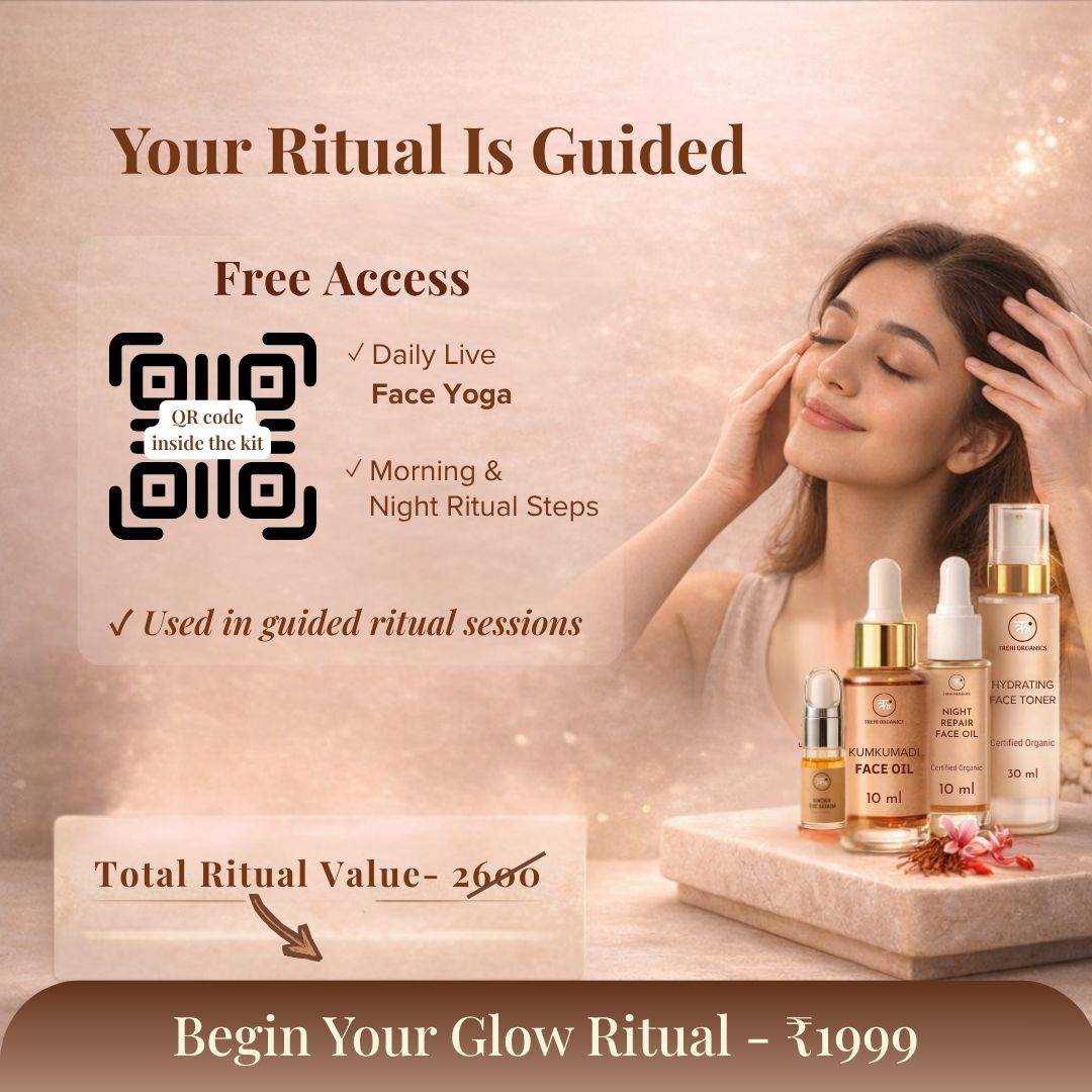Face Glow Ritual Kit | Kumkumadi Powered Morning & Night Glow Ritual