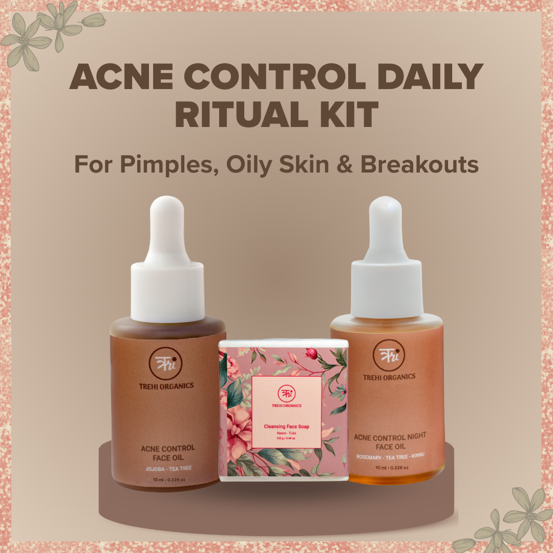 Acne Control Daily Ritual Kit | For Pimples, Oily Skin & Breakouts