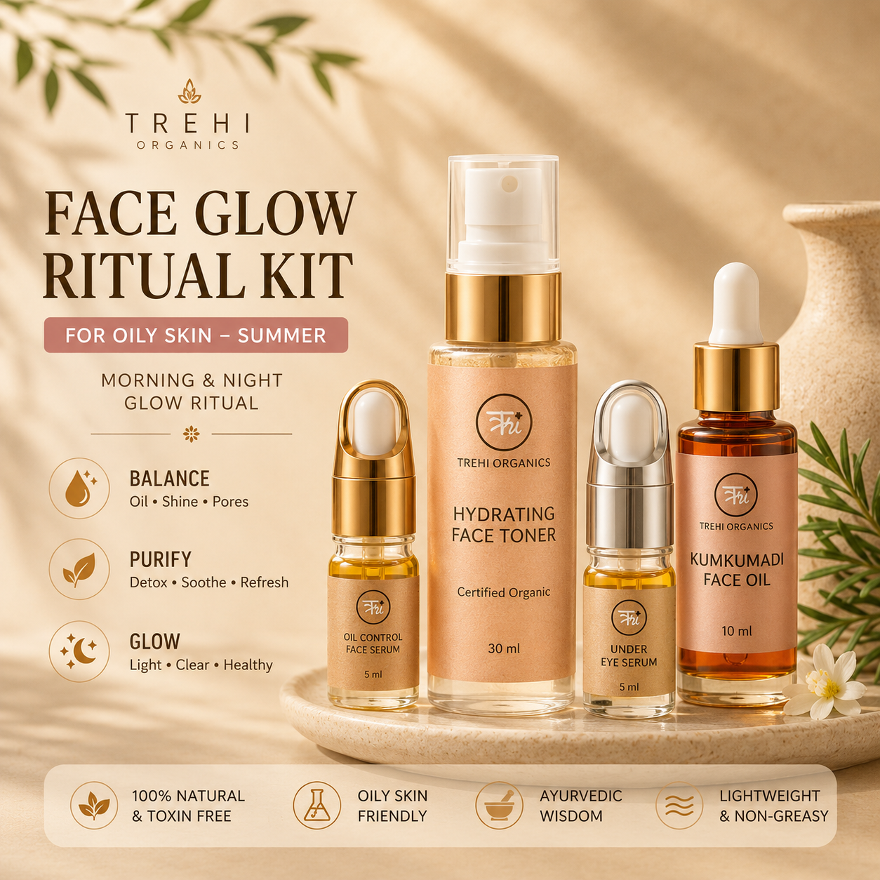 Face Glow Ritual Kit for Summer Edtion – Morning & Night Glow Ritual