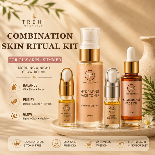 Combination Skin Ritual Kit – Oily T zone , Normal & Dry Cheeks
