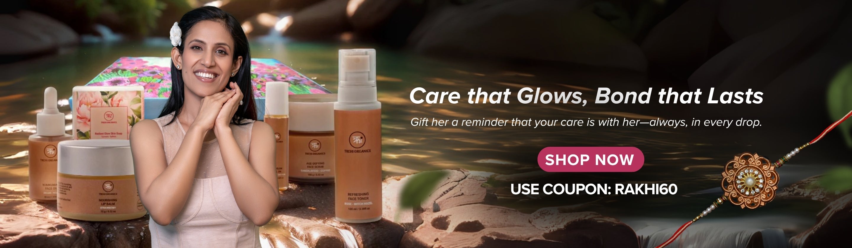 Raksha Bandhan 60% Off Offer on Trehi Organics Gift Kits 1