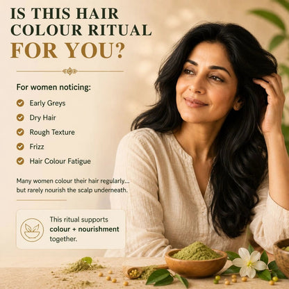 AYURVEDIC HAIR COLOUR RITUAL KIT - Trehi Organics
