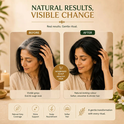 AYURVEDIC HAIR COLOUR RITUAL KIT - Trehi Organics
