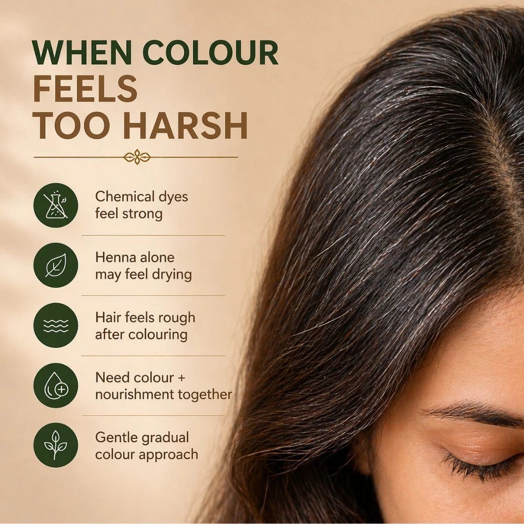 Ayurvedic Hair Colour & Scalp Nourishing Hair Mask - Trehi Organics