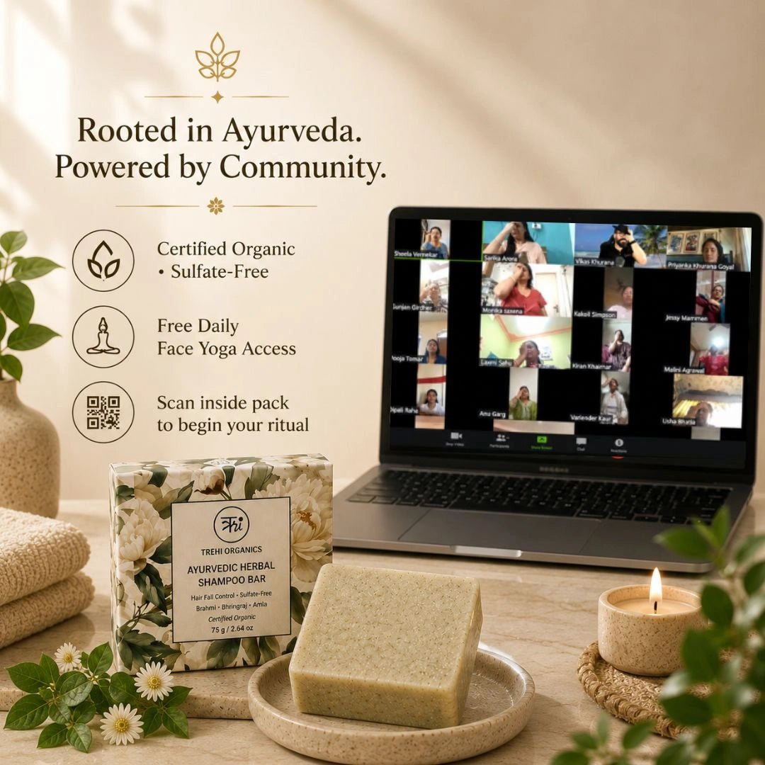 Ayurvedic Herbal Shampoo Bar - Trehi Organics