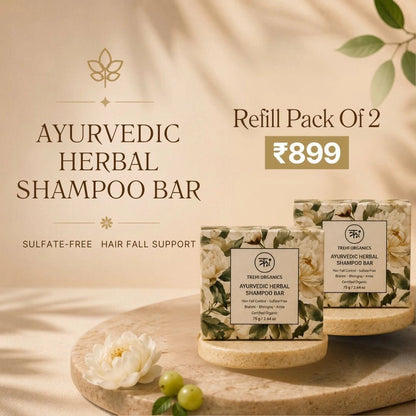 Ayurvedic Herbal Shampoo Bar - Trehi Organics
