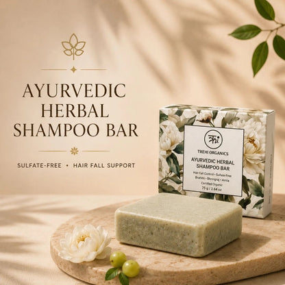 Ayurvedic Herbal Shampoo Bar - Trehi Organics