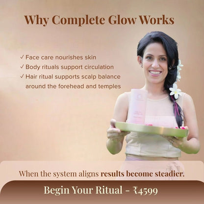 Complete Glow Kit | Face, Body & Hair Ritual for the Most Stable Results - Trehi Organics