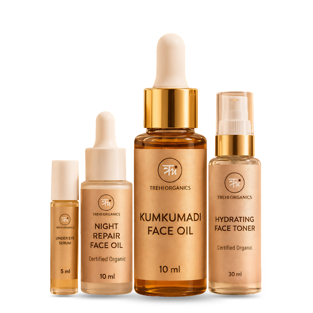 Face Glow Ritual Kit | Kumkumadi Powered Morning & Night Glow Ritual