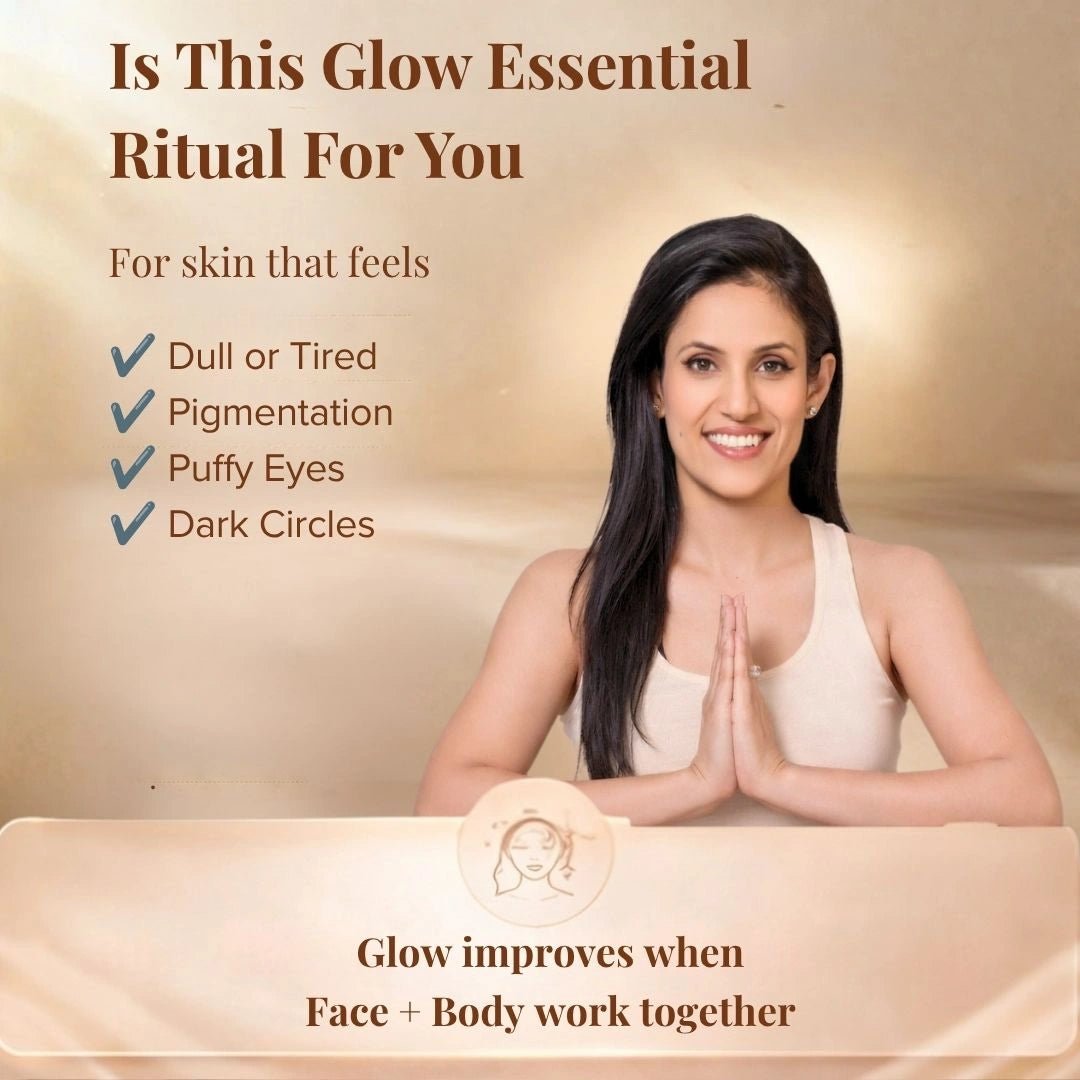 Glow Essential Kit | Face Ritual + Body Alignment for Deeper Glow - Trehi Organics