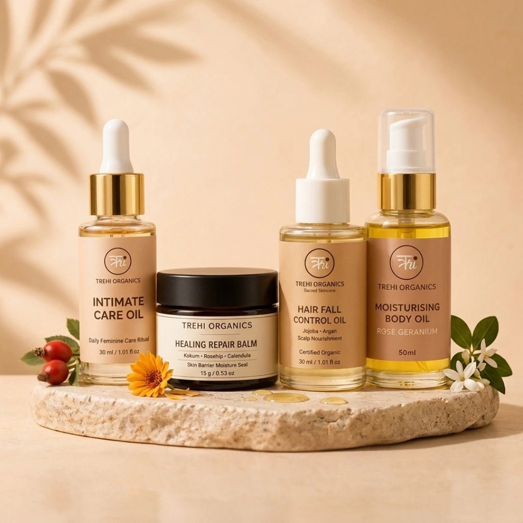 Healing Repair Massage Ritual Kit helps in Back & Knee pain, shoulder & Neck Pain. - Trehi Organics