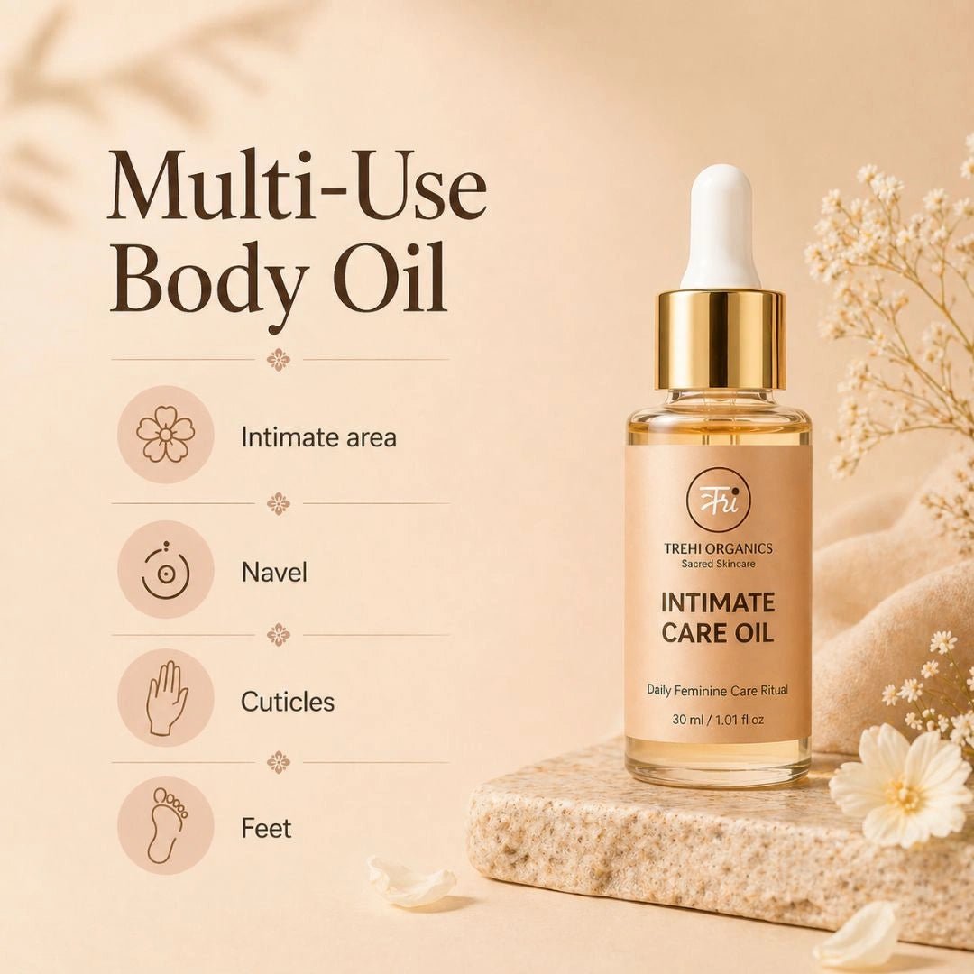 Intimate Care Oil – Daily Feminine Care Ritual - Trehi Organics