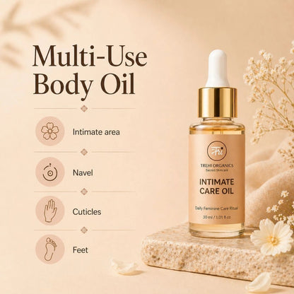Intimate Care Oil – Daily Feminine Care Ritual - Trehi Organics
