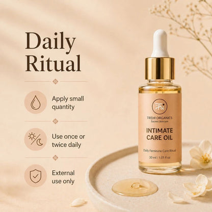 Intimate Care Oil – Daily Feminine Care Ritual - Trehi Organics