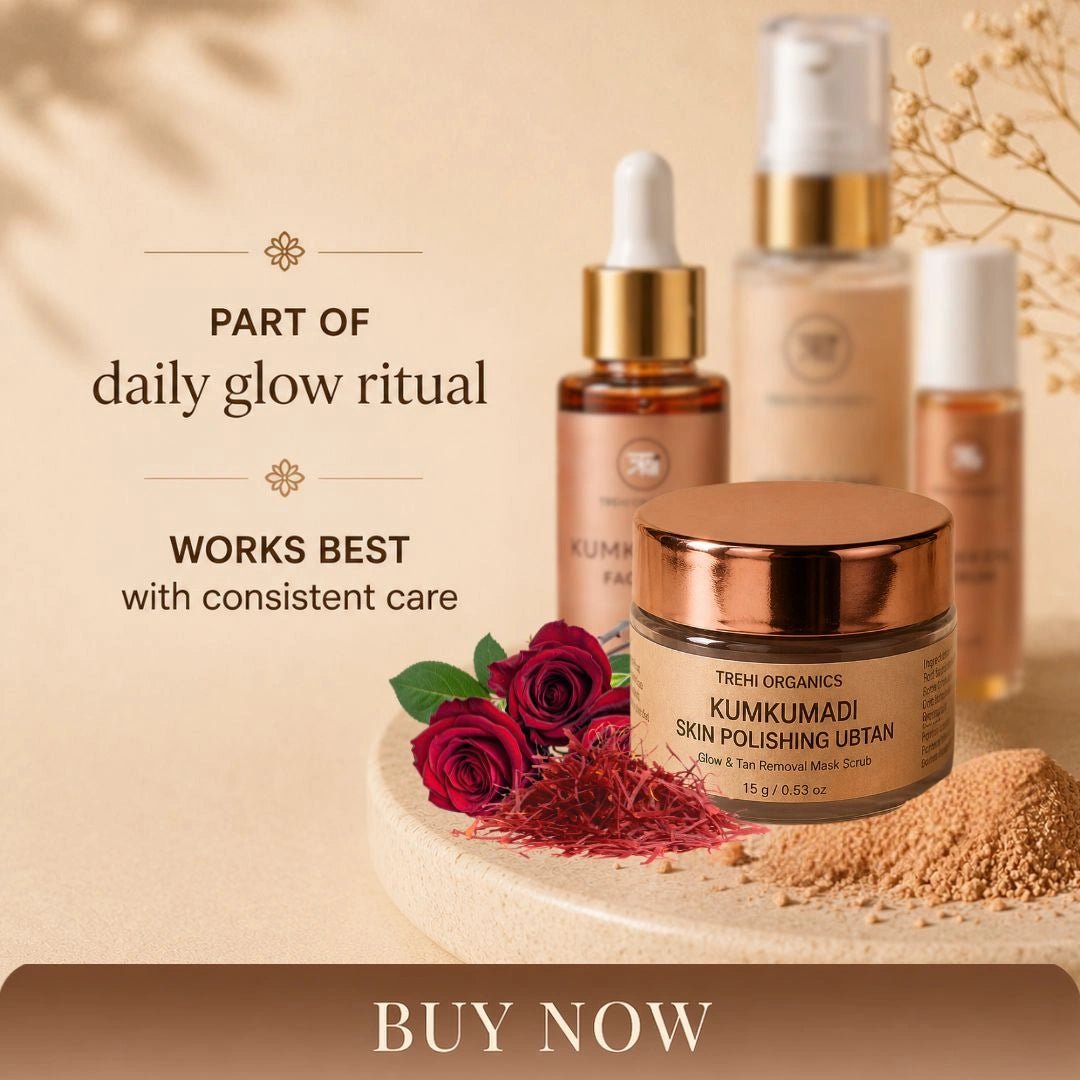 Kumkumadi Skin Polishing Ubtan - Trehi Organics