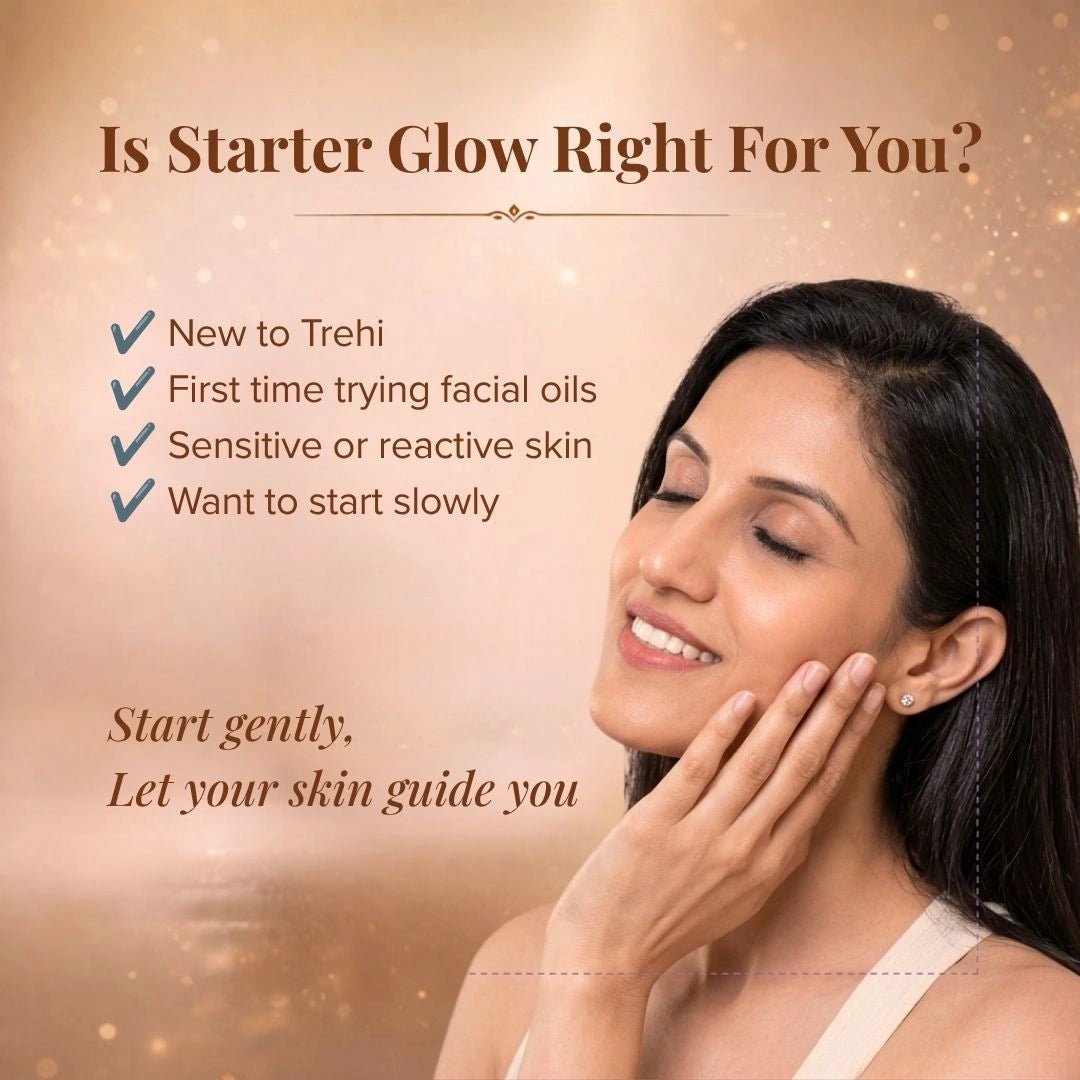 Kumkumadi Starter Glow Ritual Kit - Trehi Organics
