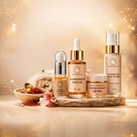 Kumkumadi Starter Glow Ritual Kit - Trehi Organics