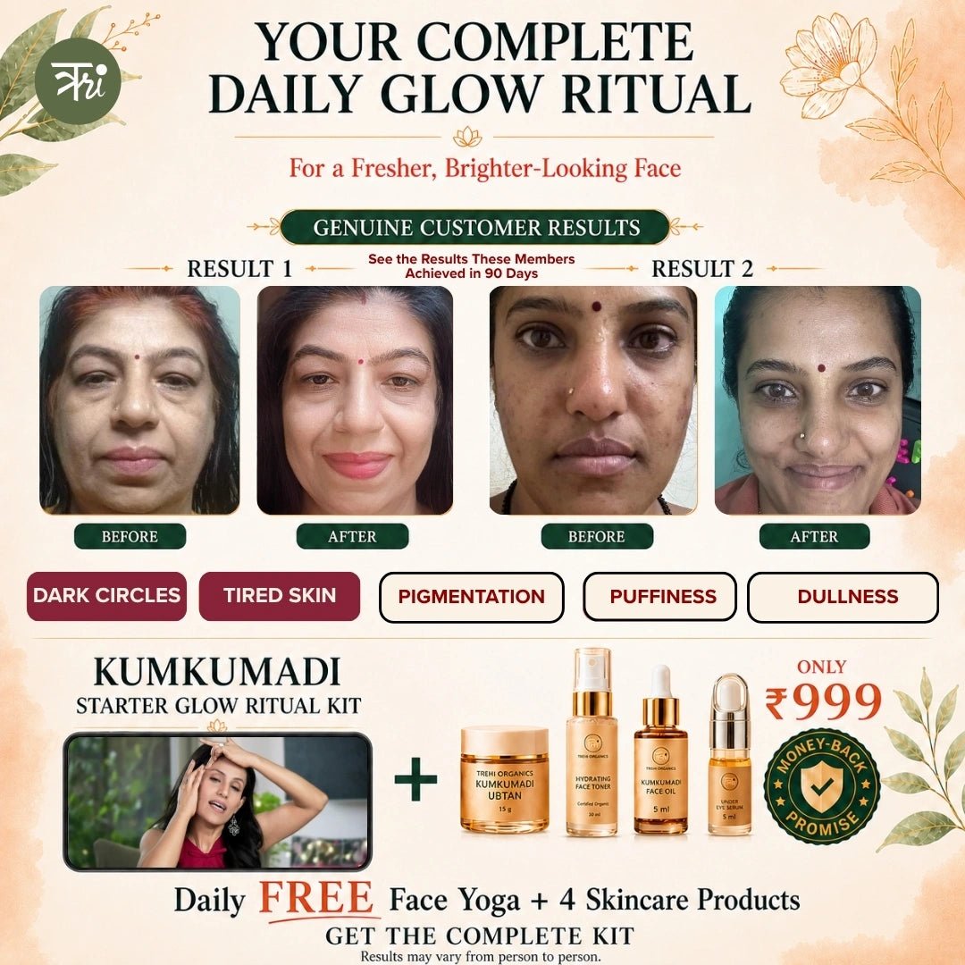 Kumkumadi Starter Glow Ritual Kit - Trehi Organics