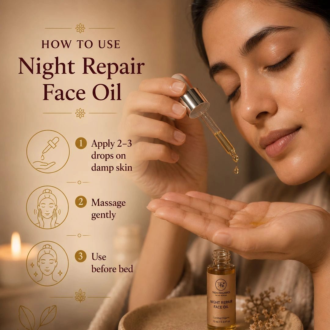 Night Repair Face Oil - Trehi Organics