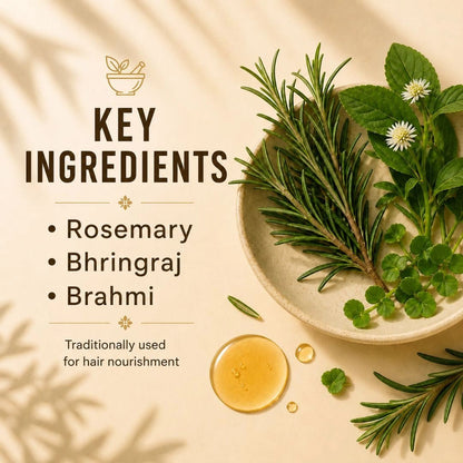 Rosemary Hair Serum Elixir - Trehi Organics