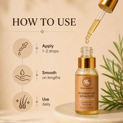 Rosemary Hair Serum Elixir - Trehi Organics