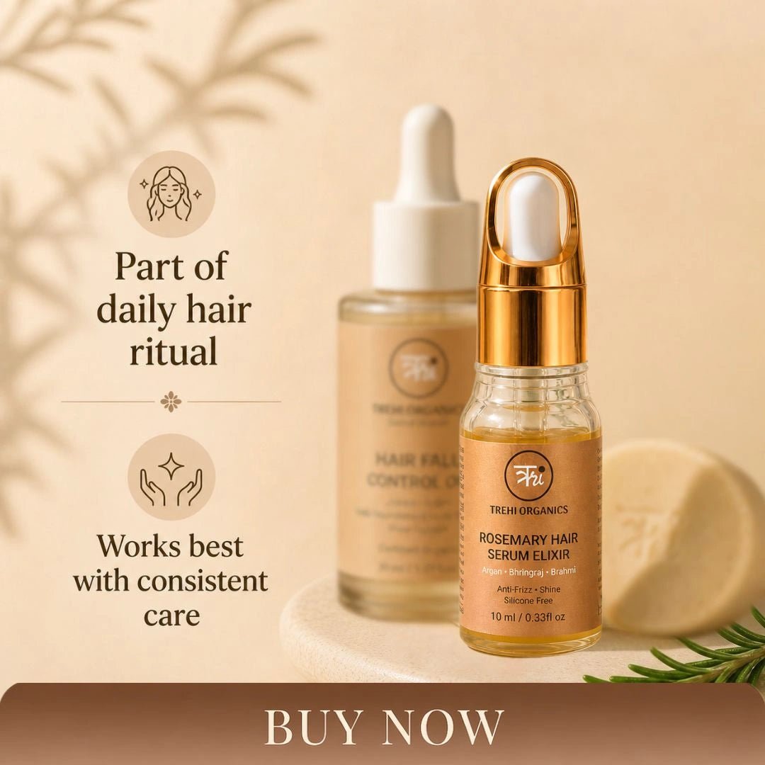Rosemary Hair Serum Elixir - Trehi Organics