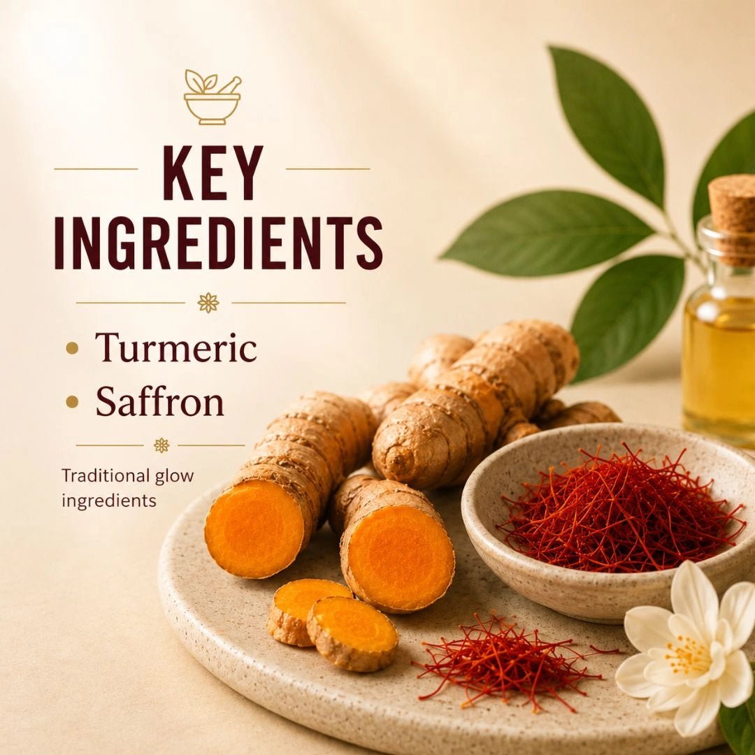 Turmeric Saffron Glow Soap - Trehi Organics