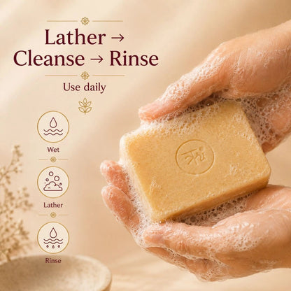 Turmeric Saffron Glow Soap - Trehi Organics