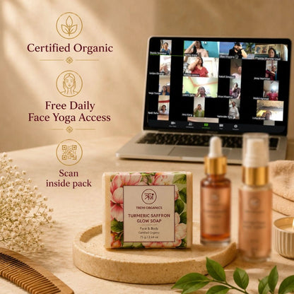Turmeric Saffron Glow Soap - Trehi Organics